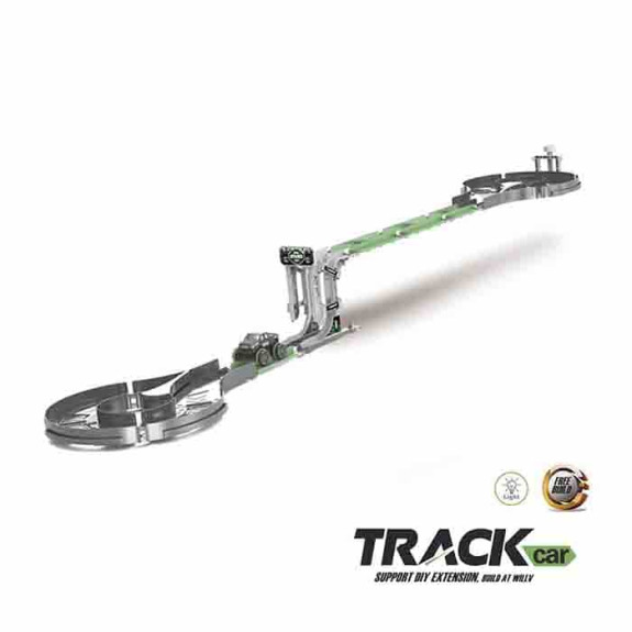 Electric stunt rolling rail car